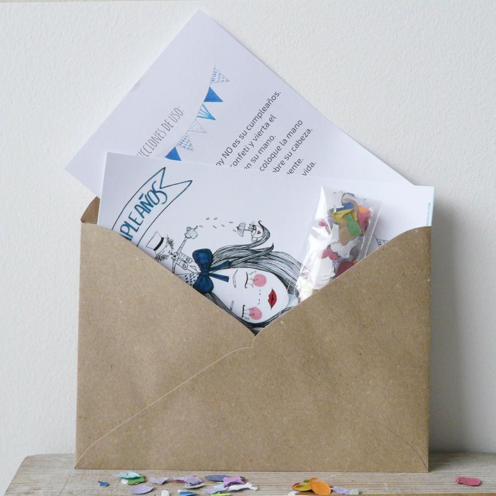 Tarjeta feliz no cumpleaños - Verónica Maraver