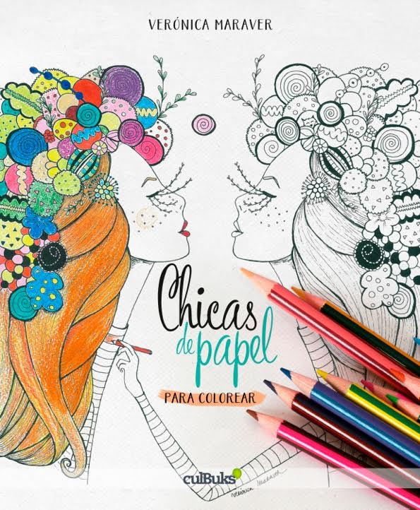 Libro Chicas de papel para colorear - Verónica Maraver