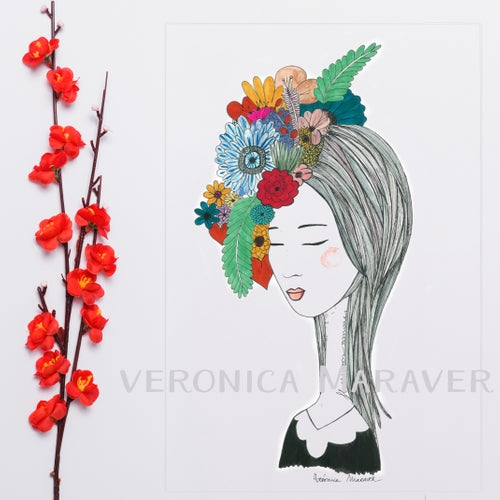 Lámina ''Geisha'' - Verónica Maraver
