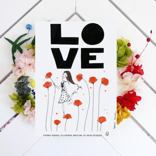 Lámina LOVE - Verónica Maraver